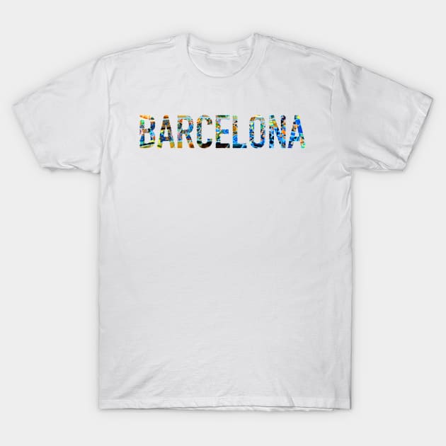 Barcelona Park Guell T-Shirt by aterkaderk